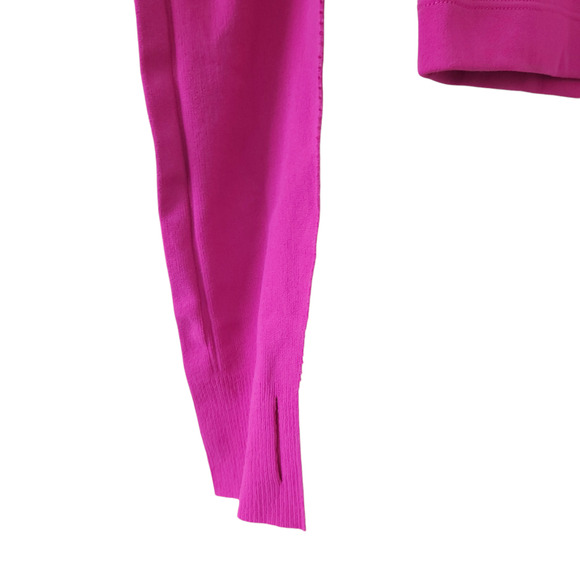 NEW Fabletics Corey Sculpknit Long Sleeve Top Large Very Berry - Picture 4 of 7